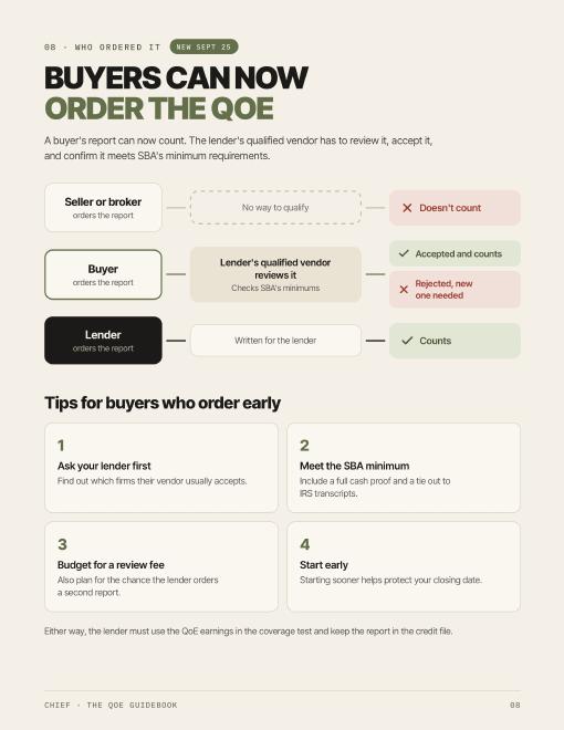 Guide interior page: vetting a provider